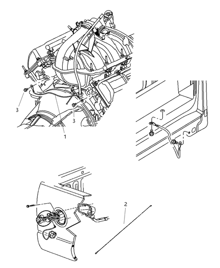 2011 Ram 3500 Pickup Ground Straps Diagram