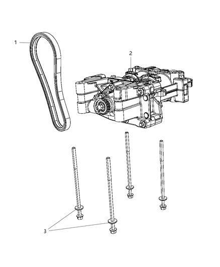 2012 Dodge Caliber Balance Shaft / Oil Pump Assembly Diagram 4 - Thumbnail