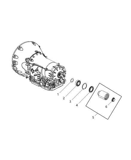 2012 Chrysler 300 Case & Adapter & Attaching Parts Diagram 3 - Thumbnail