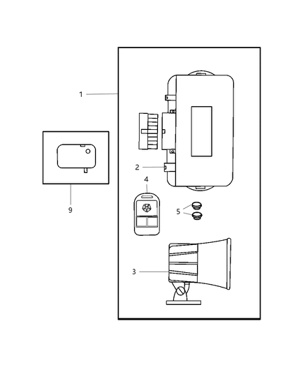 2002 Jeep Liberty Sensor Kit Shock Diagram for 82207070