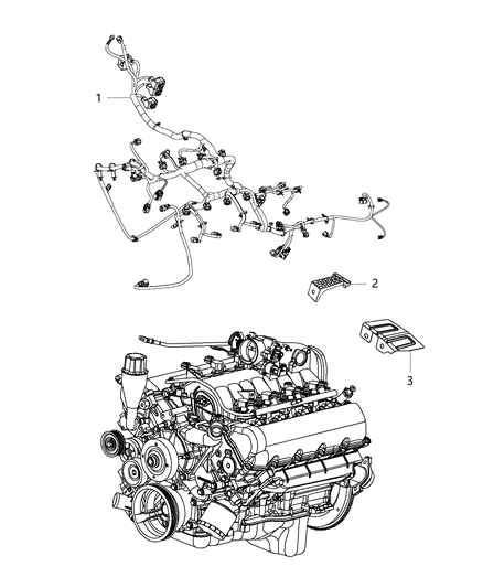 2013 Ram 3500 Pickup Wiring, Engine Diagram 1 - Thumbnail