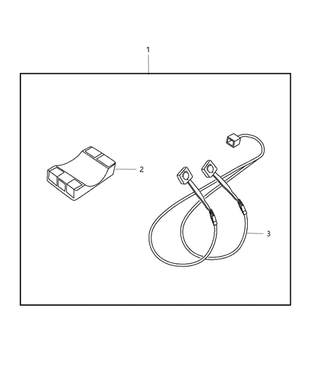 2009 Dodge Ram 5500 Module Heated Seat Diagram for 68033390AA