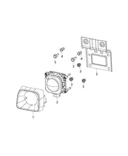 2017 Dodge Charger Sensor, Adaptive Speed Control Diagram 1 - Thumbnail