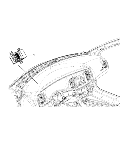 2012 Dodge Charger Control Module Diagram for 4602892AC