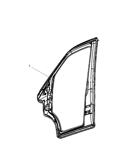 2008 Dodge Sprinter 3500 Front Aperture Panel Diagram 8 - Thumbnail