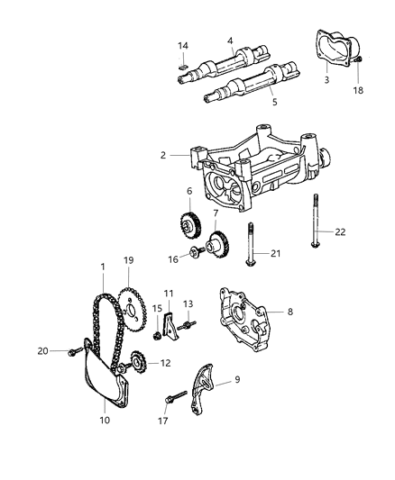 2008 Chrysler PT Cruiser Balance Shafts Diagram 2 - Thumbnail