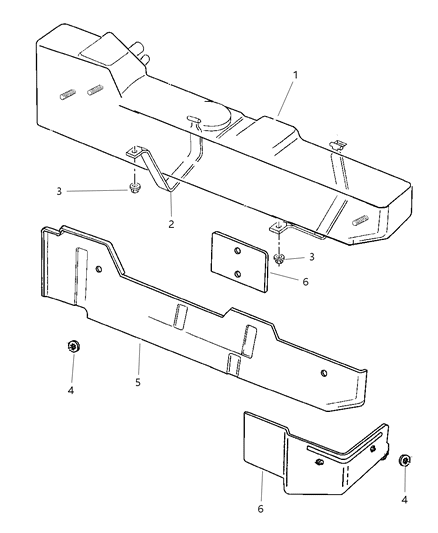 2002 Dodge Ram 3500 Regular Cab Fuel Tank Diagram