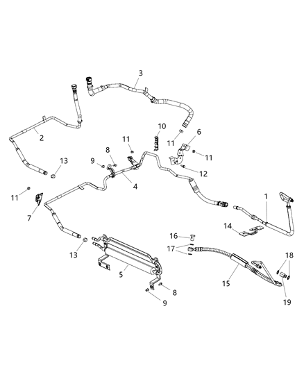 2021 Ram ProMaster 2500 Power Steering Hose Diagram 2 - Thumbnail