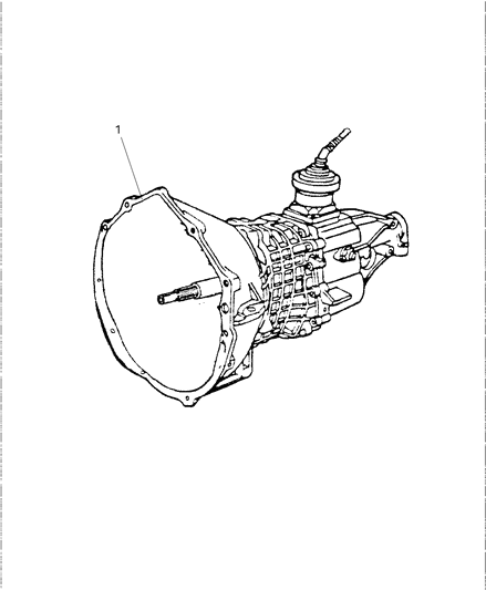 2001 Dodge Ram 3500 Regular Cab Transmission Diagram 1 - Thumbnail