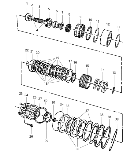 2009 Dodge Ram 3500 Pickup Clutch Overdrive Diagram