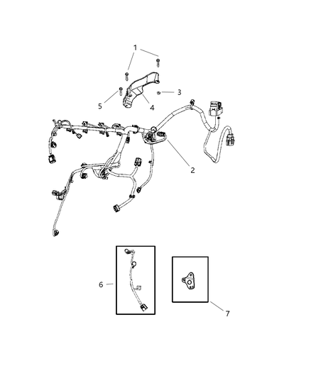 2012 Jeep Compass Wiring Engine Diagram for 68068202AC