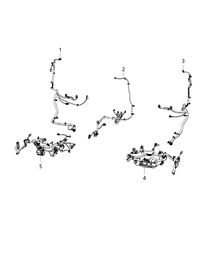 2020 Ram 1500 New Style Wiring - Front Seats Diagram