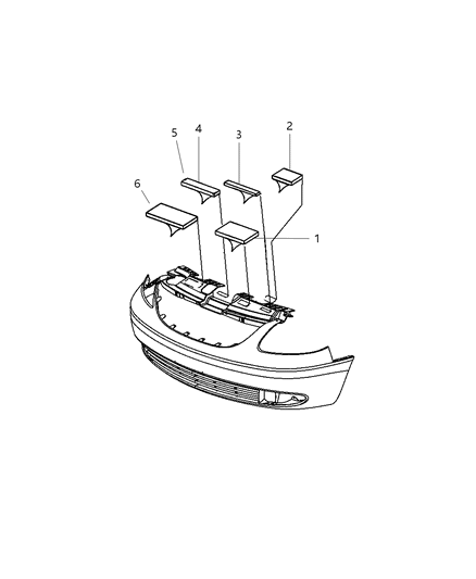 2003 Dodge Grand Caravan A/C Label Diagram for 5005500AE