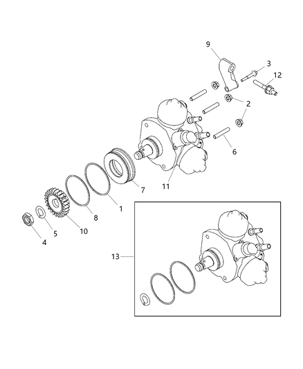 2020 Ram 3500 Cab Chassis Fuel Injection Pump Diagram