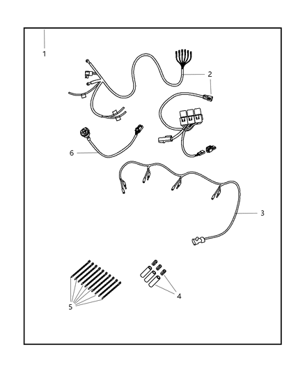 2011 Jeep Patriot Switch Fog Lamp Diagram for 68005178AC
