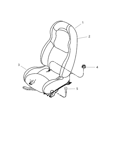 2003 Dodge Viper Front Seat Diagram