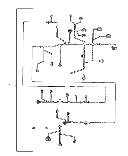 1999 Chrysler Sebring Wiring Transmission Sensor Diagram for 5093968AA