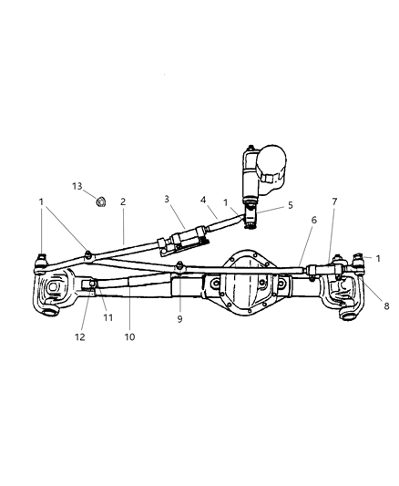 2007 Dodge Ram 3500 Cab Chassis Linkage, Steering Diagram