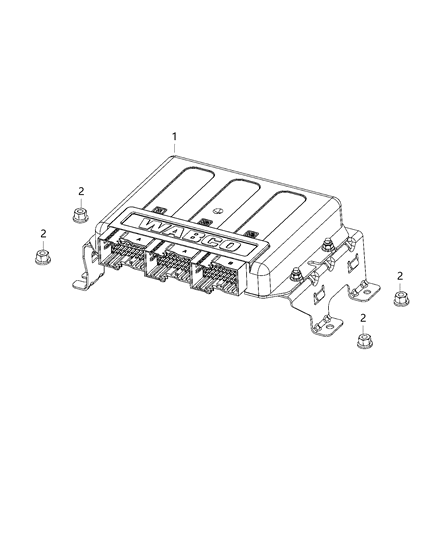 2020 Ram 2500 Modules, Body Diagram 1 - Thumbnail