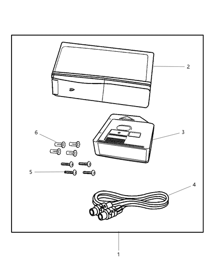 2000 Jeep Grand Cherokee Cable Din Diagram for 5013661AA