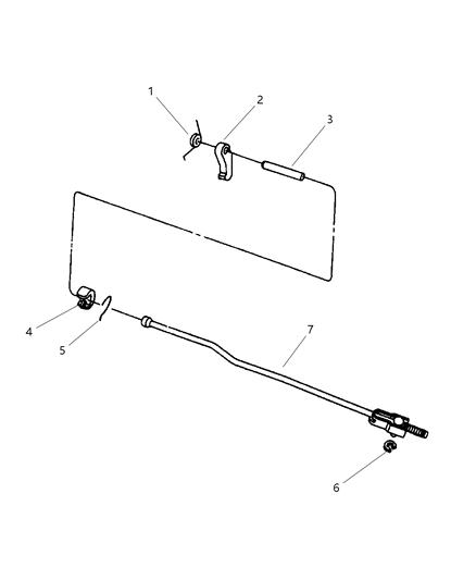 2001 Dodge Ram 3500 Quad & Club Cab Parking Sprag Diagram