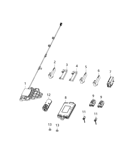 2018 Dodge Charger Module, Remote Start Diagram 2 - Thumbnail