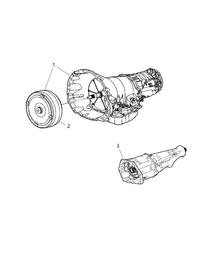 2006 Dodge Ram 1500 Assembly , Transmission Diagram 3 - Thumbnail