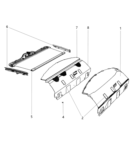 2012 Chrysler 300 Anchor Cover Diagram for 1VV91DX9AA
