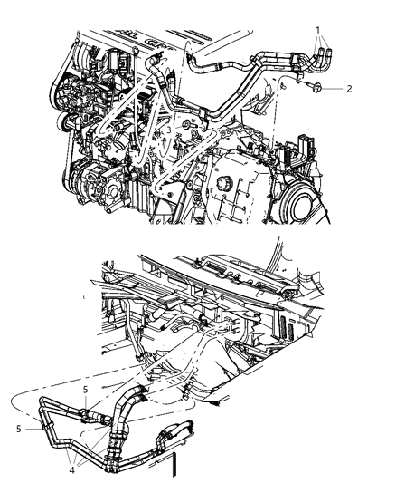 2008 Dodge Grand Caravan Heater Plumbing Diagram 1 - Thumbnail