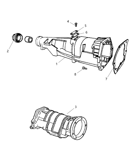 2000 Dodge Dakota Extension Diagram 2 - Thumbnail