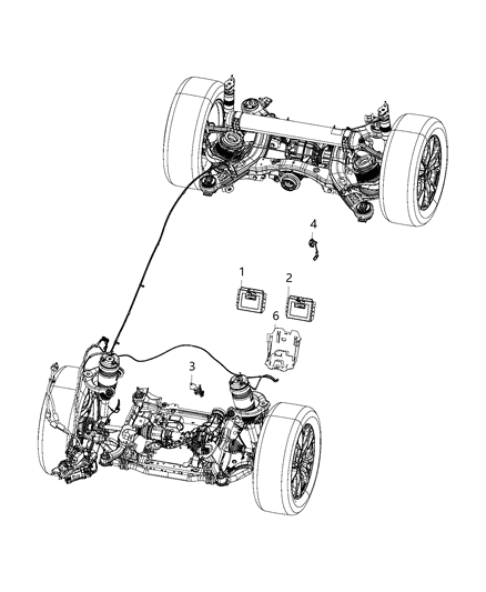 2021 Jeep Grand Cherokee Modules, Body Diagram 1 - Thumbnail