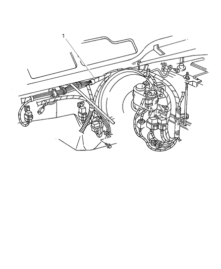 1999 Dodge Ram Wagon Wiring - Headlamp To Dash Diagram