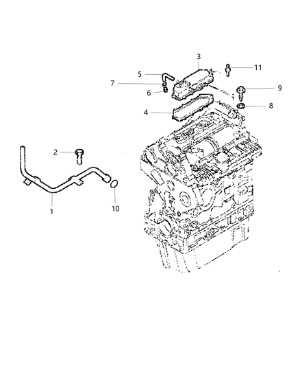 2020 Ram ProMaster 2500 Crankcase Ventilation Diagram 1 - Thumbnail