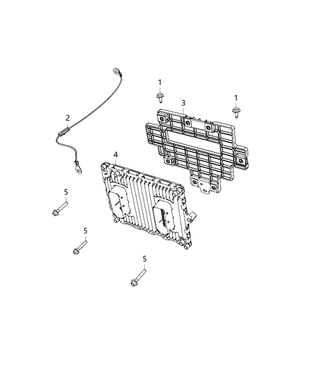 2020 Ram 1500 New Style Modules, Engine Compartment Diagram 2 - Thumbnail