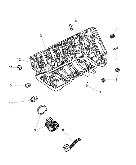 2006 Dodge Ram 1500 Heating Unit Diagram for 82203640AB