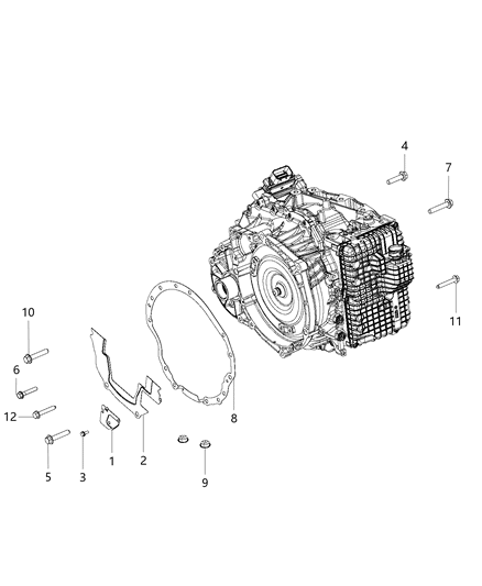 2014 Jeep Cherokee Plug Access Hole Diagram for 4593887AB
