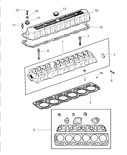2002 Jeep Wrangler Cylinder Head Diagram 2 - Thumbnail