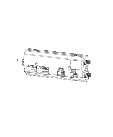 2020 Chrysler Voyager Modules, Body Diagram 19 - Thumbnail