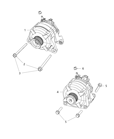 2016 Ram 2500 Alternator Diagram 2 - Thumbnail