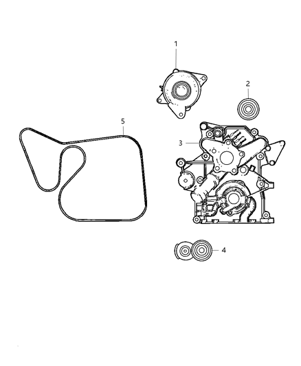 2001 Dodge Viper Alternator Diagram for 4848662AB