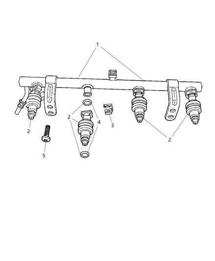 2006 Jeep Wrangler Fuel Injection System Diagram 1 - Thumbnail