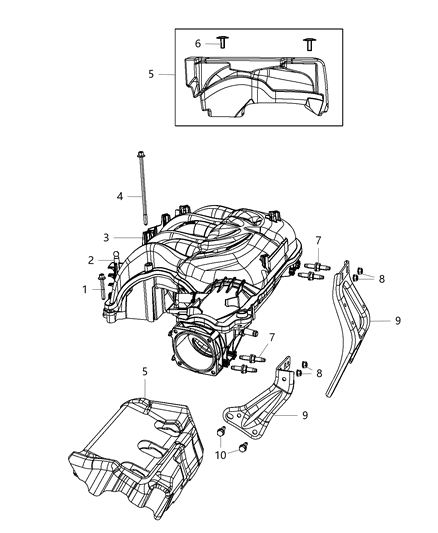 2016 Ram 1500 Intake Manifold Diagram 2 - Thumbnail