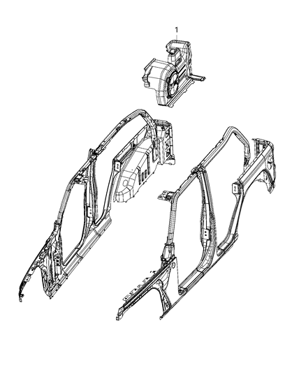 2021 Jeep Wrangler Speakers, Amplifier And Sub Woofer Diagram 4 - Thumbnail