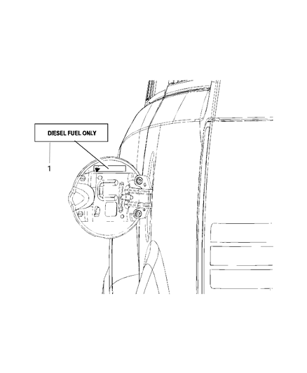2014 Ram 3500 Cab Chassis Fuel Decal Diagram