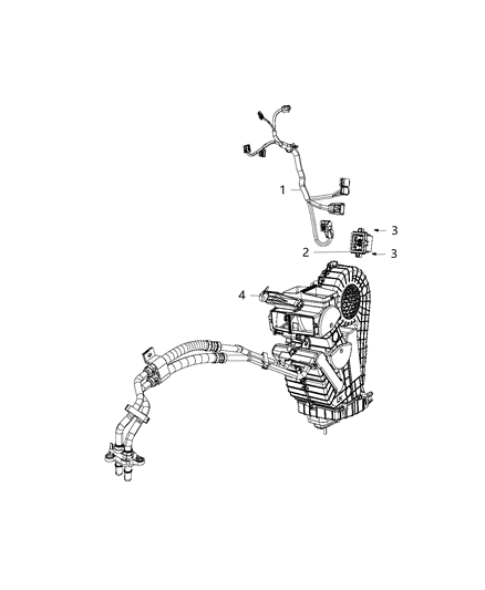 2020 Chrysler Voyager Wiring - A/C & Heater Diagram 2 - Thumbnail