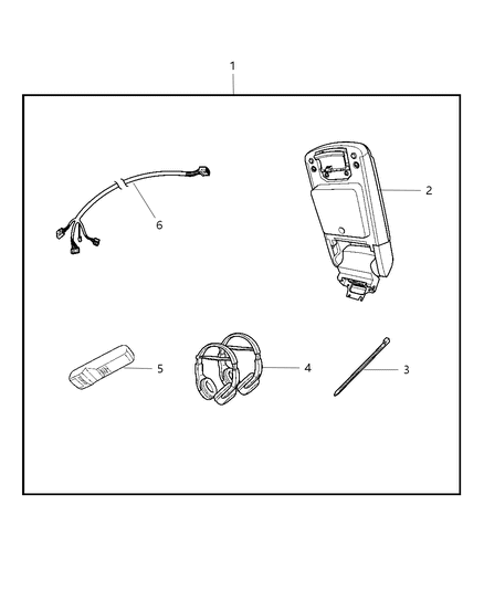 2010 Chrysler 300 Media System Diagram 1 - Thumbnail
