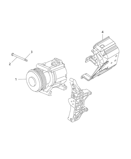 2019 Jeep Renegade A/C Compressor Diagram 3 - Thumbnail