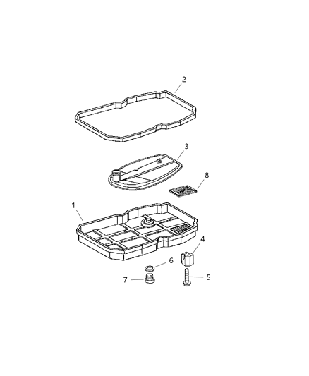 2009 Dodge Sprinter 3500 Transmission Oil Filters Diagram