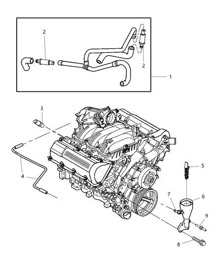 2006 Jeep Liberty Crankcase Ventilation Diagram 2 - Thumbnail