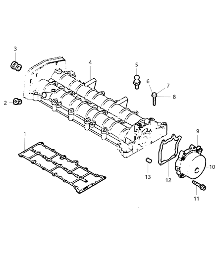 2014 Jeep Cherokee Cylinder Head & Cover Diagram 2 - Thumbnail